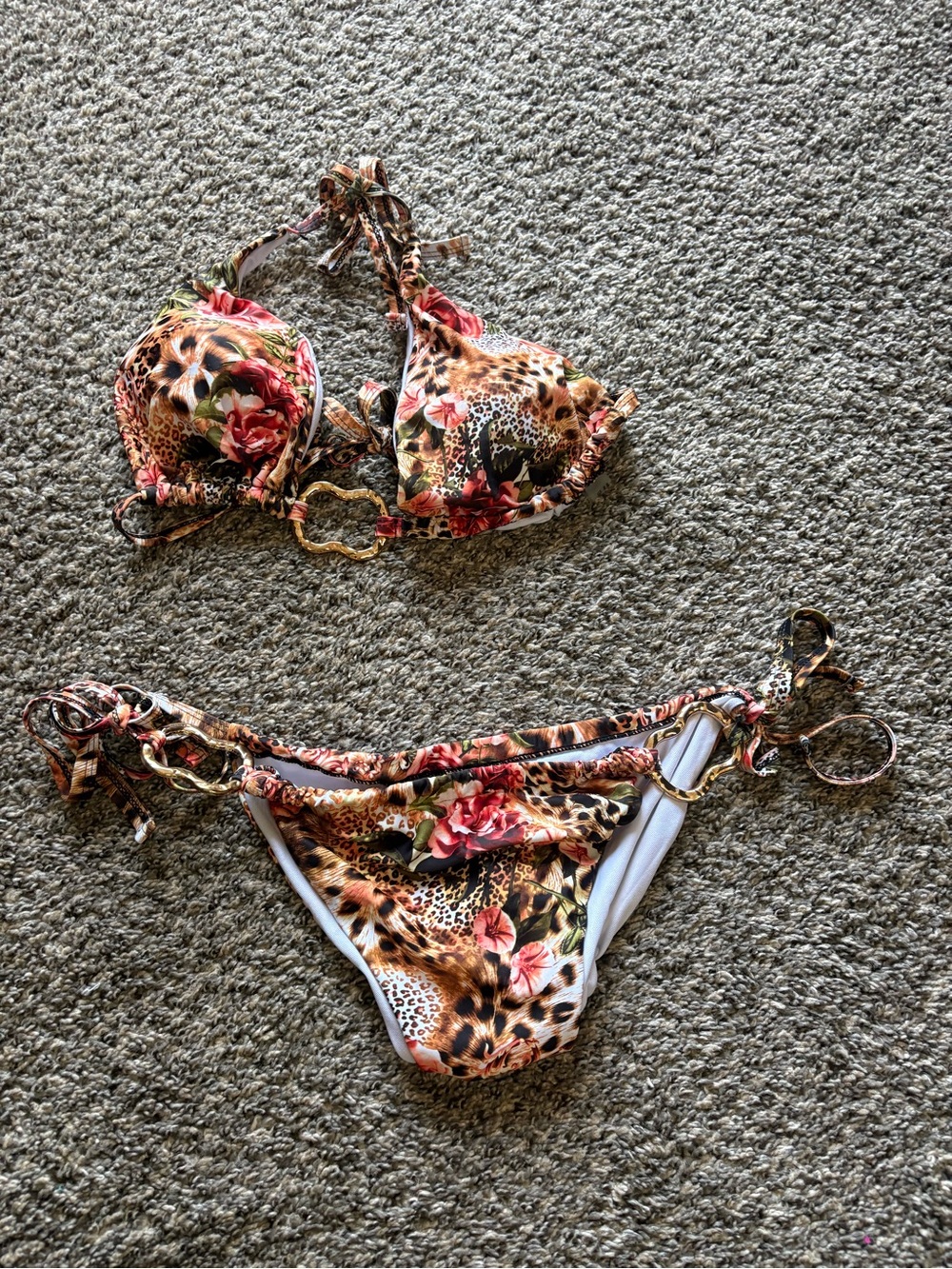 Leopard & Pink bikini BOGO deal